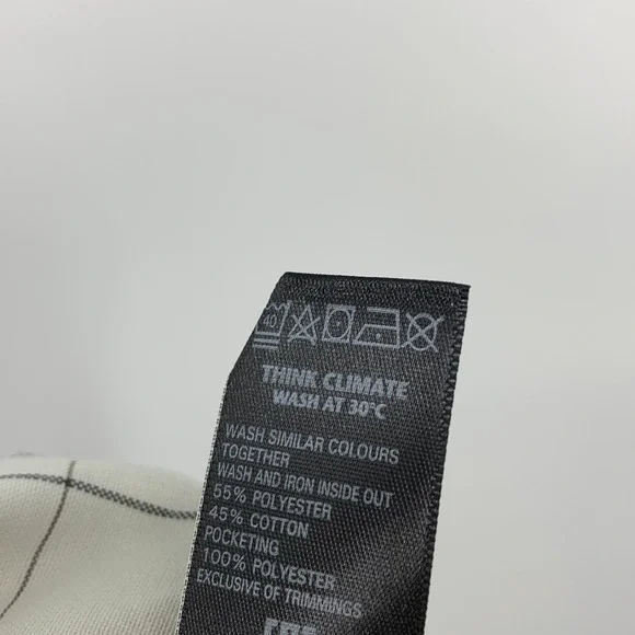 M&S Collection Pants Womens Size 6 US 10 UK Black Wide Leg Cropped Belted Waist - Picture 5 of 9